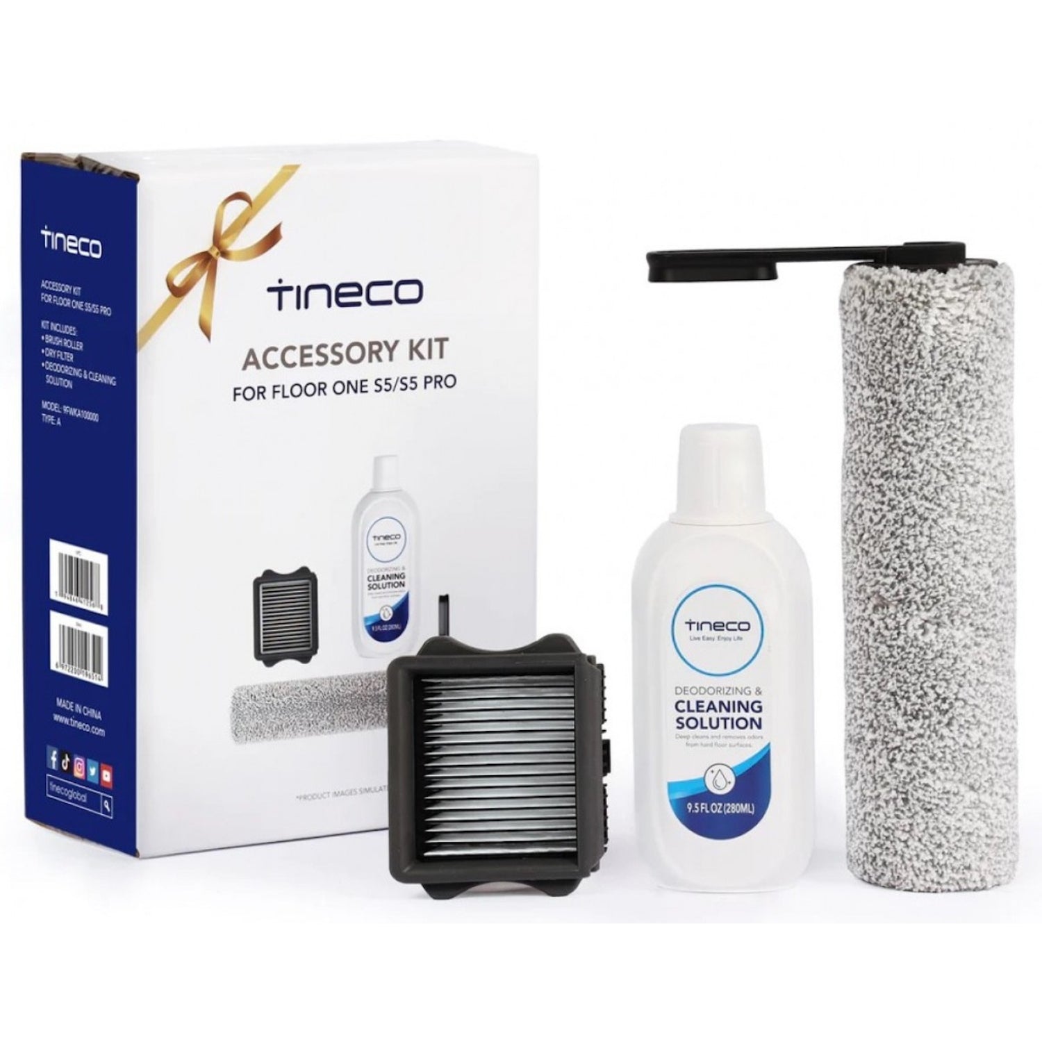 TINECO FLOOR ONE S5 accessory and cleaning solution set - TINECO - Evelostore