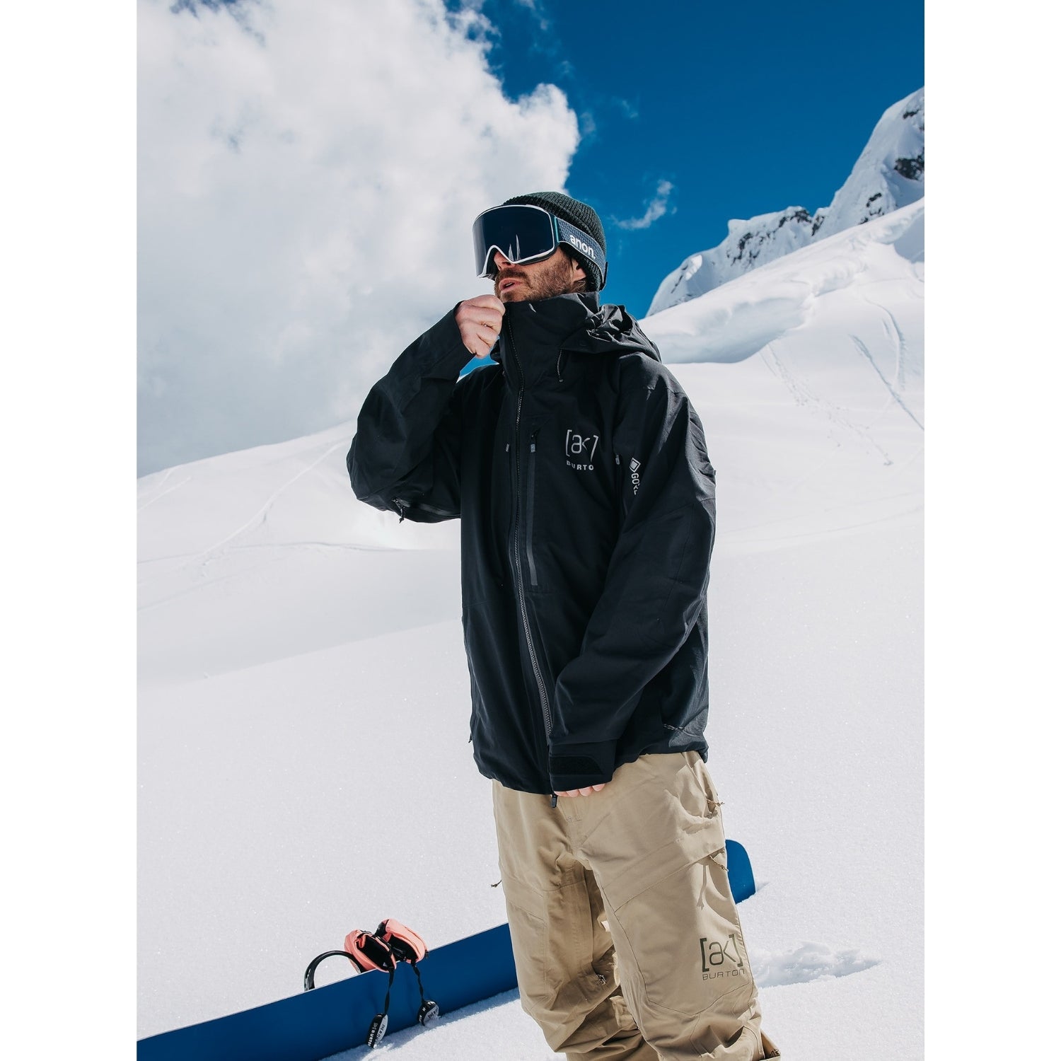 BURTON AK SWASH GORE‑TEX 2L winter snow jacket - true black - BURTON - Evelostore