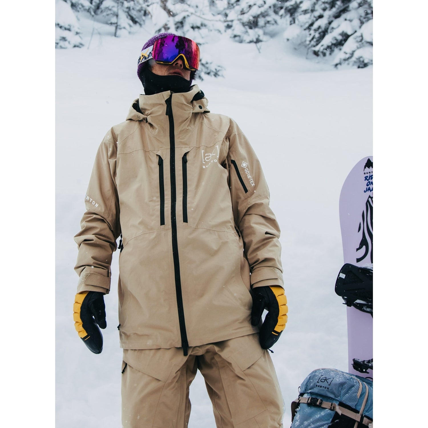 Men's winter snow jacket BURTON AK SWASH GORE‑TEX 2L – Evelostore