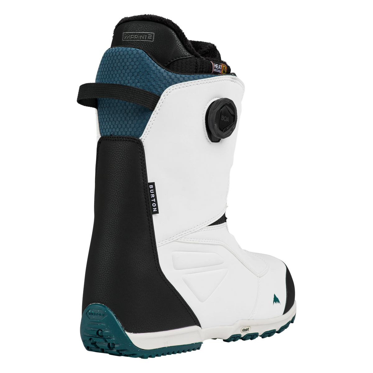 BURTON Ruler BOA® Regular snowboardstøvler til mænd – hvide