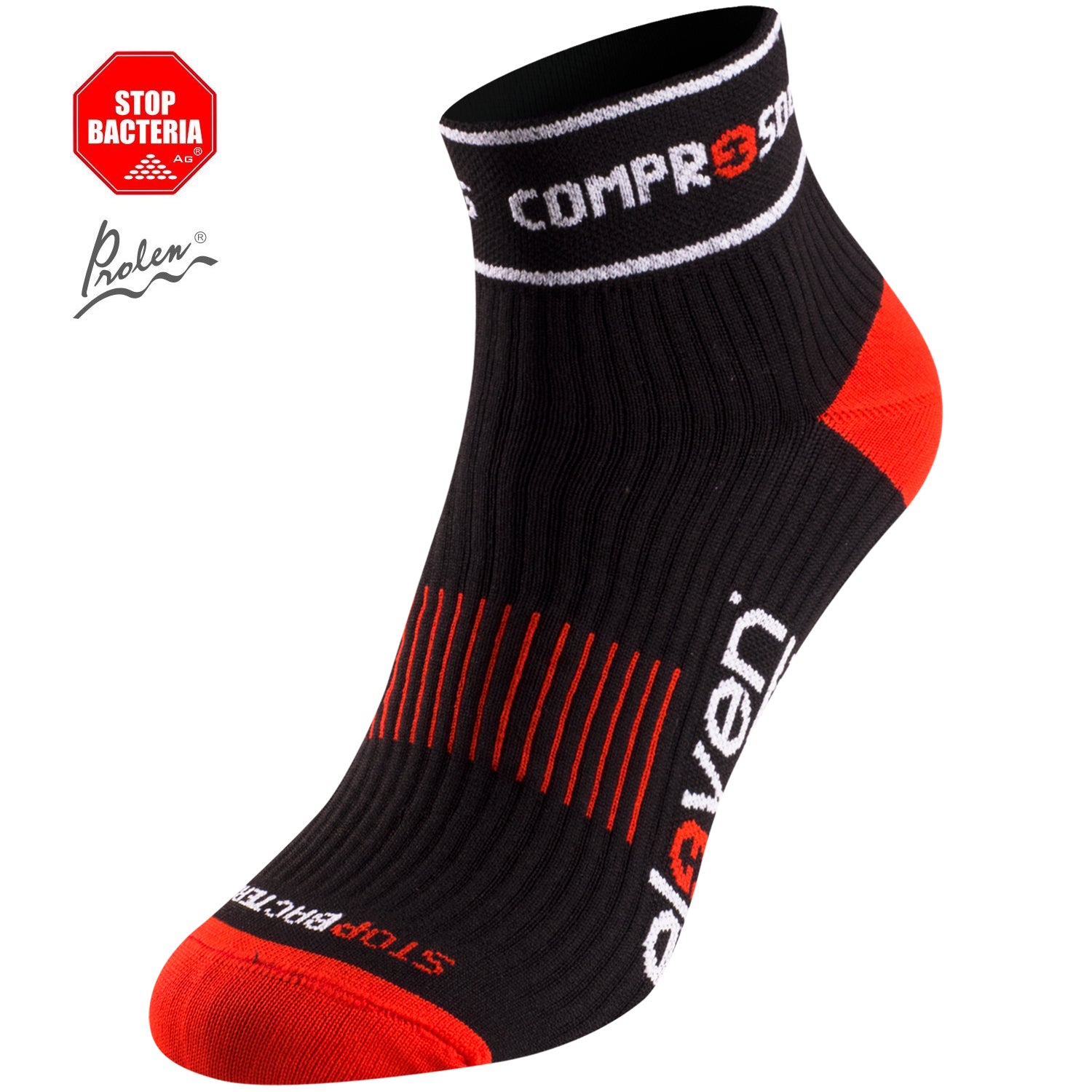 ELEVEN SPORTSWEAR LUCA Kompressionsstrümpfe – schwarz