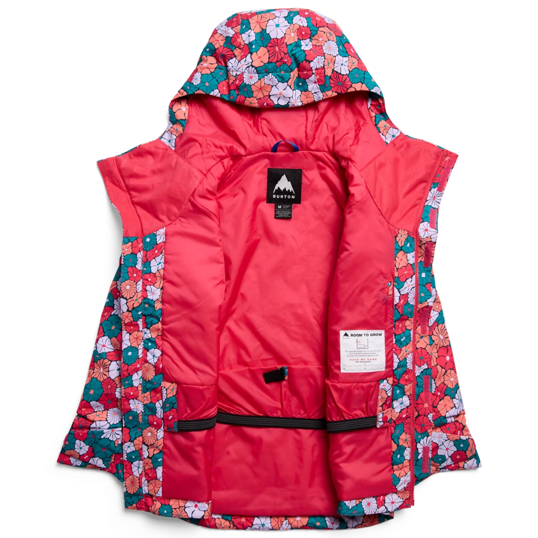 BURTON KIDS' SKIMMER kids jacket - pop floral