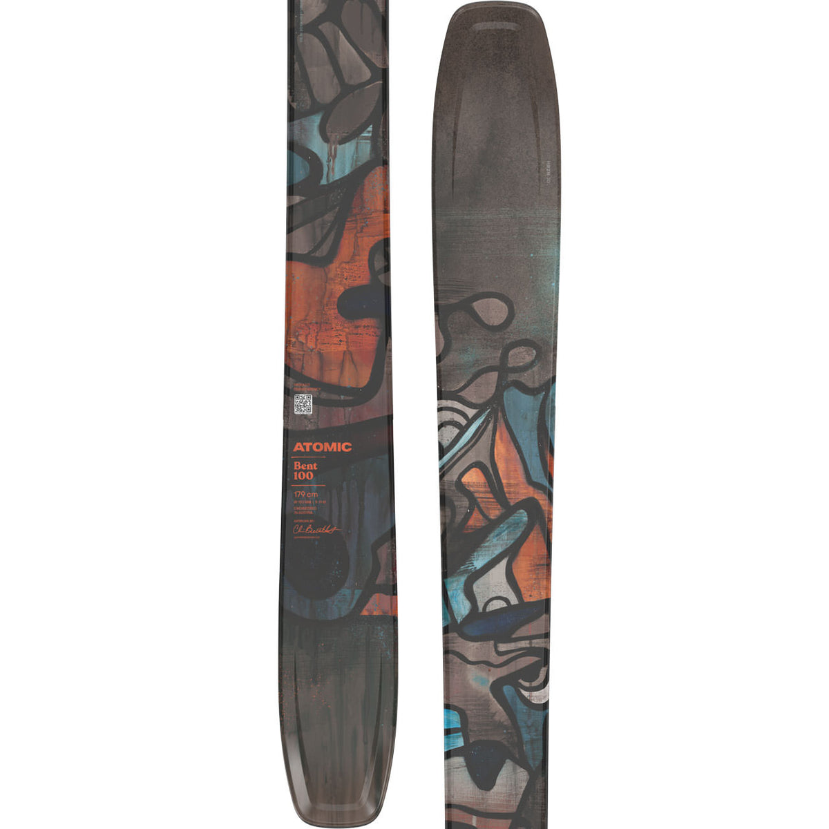 Narty freeride all-mountain ATOMIC BENT 100 + STRIVE 12 GW z wiązaniami