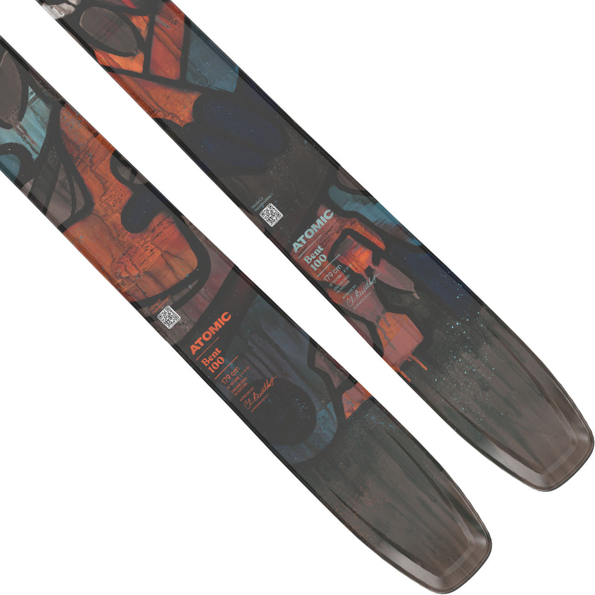Narty freeride all-mountain ATOMIC BENT 100 + STRIVE 12 GW z wiązaniami