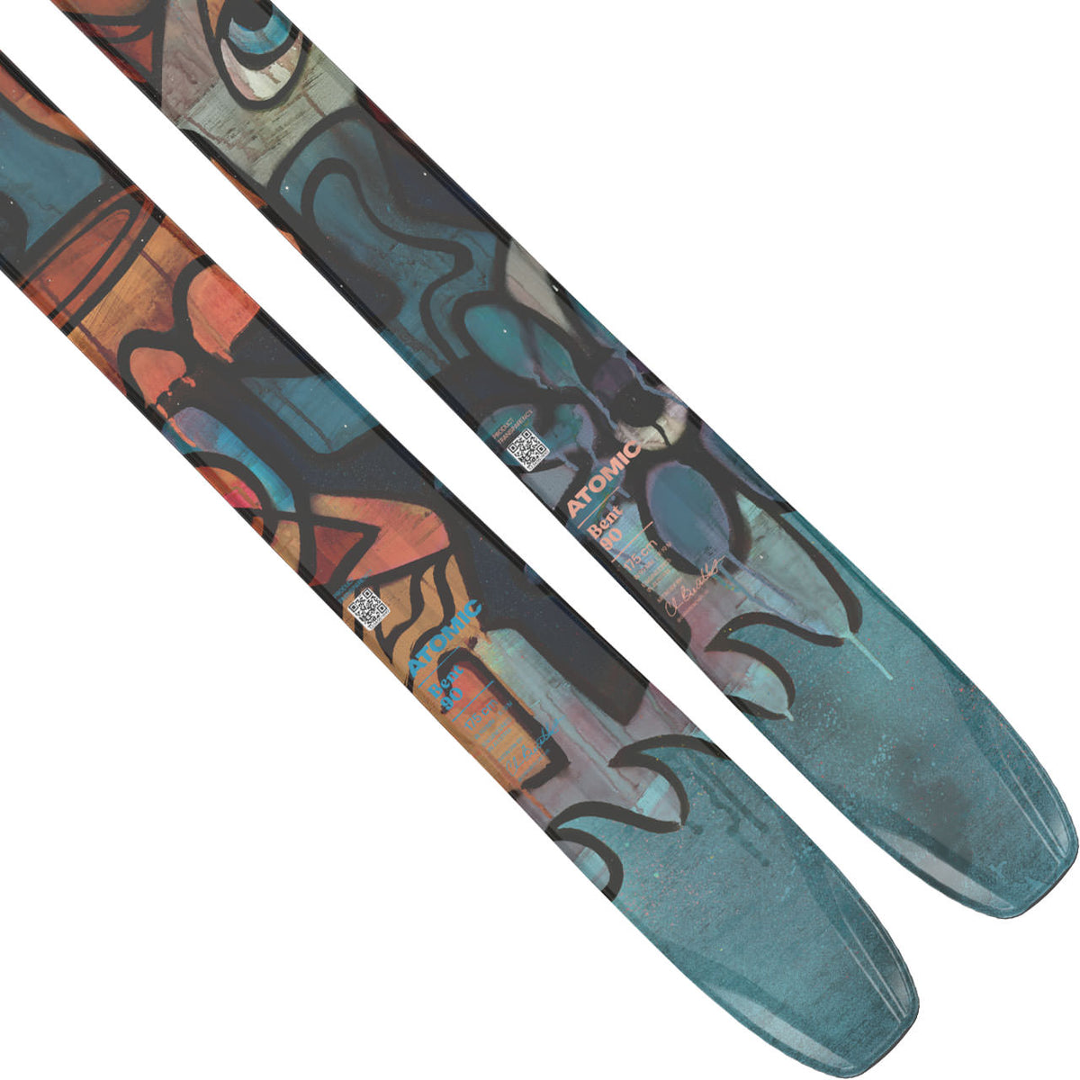 ATOMIC BENT 90 All-Mountain Freestyle-ski med bindinger