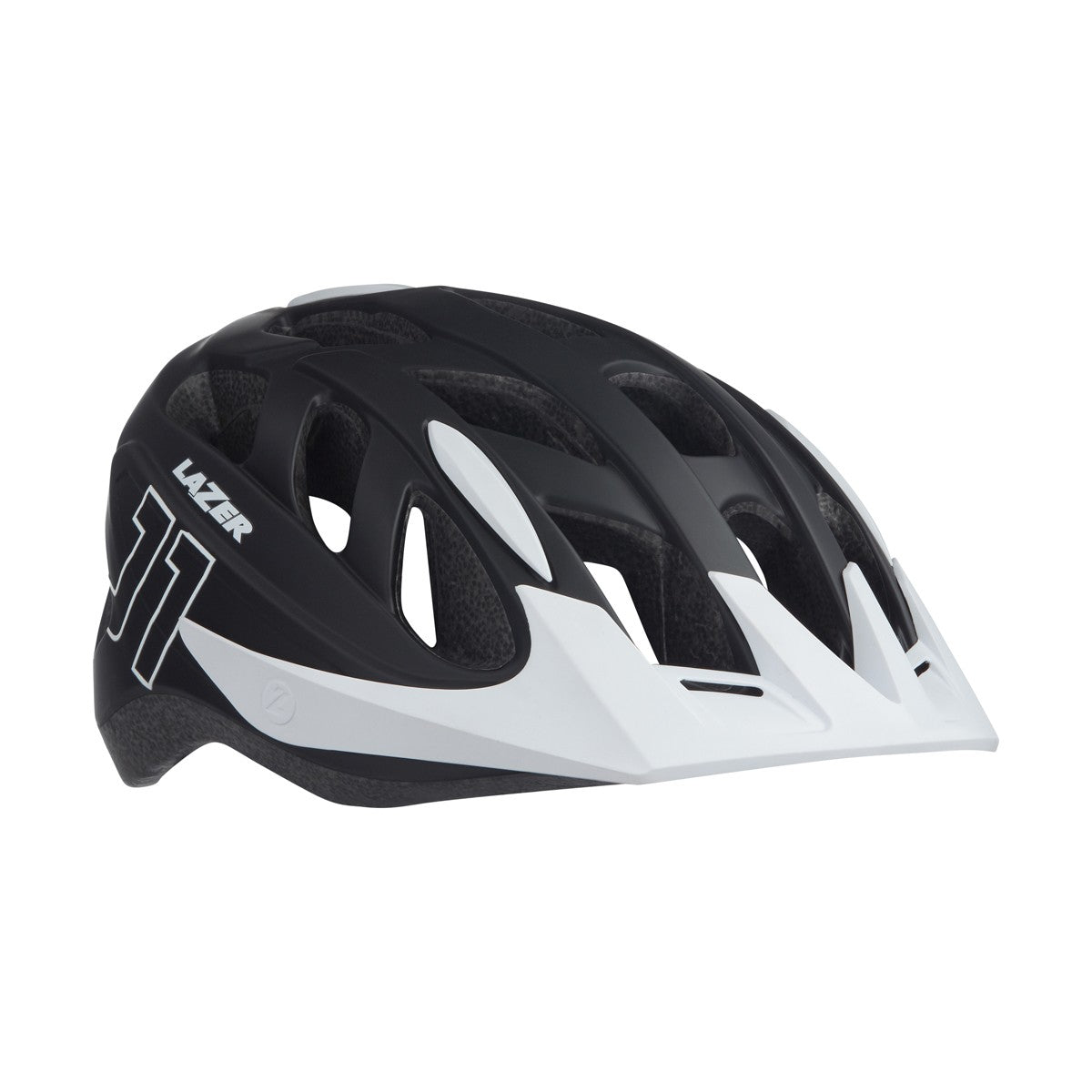 Casque de vélo LAZER J1 – Noir mat/blanc