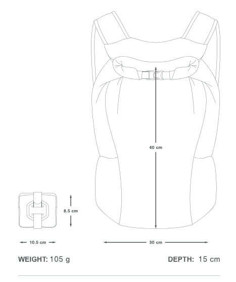 APIDURA PACKABLE BACKPACK 13L mugursoma