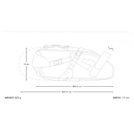 APIDURA EXPEDITION SADDLE PACK 7L velo soma