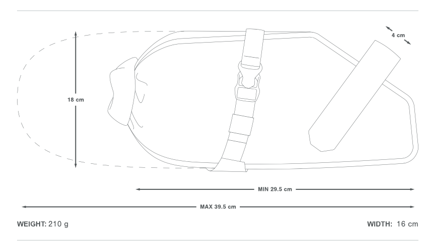 APIDURA RACING SADDLE PACK 7L velo soma