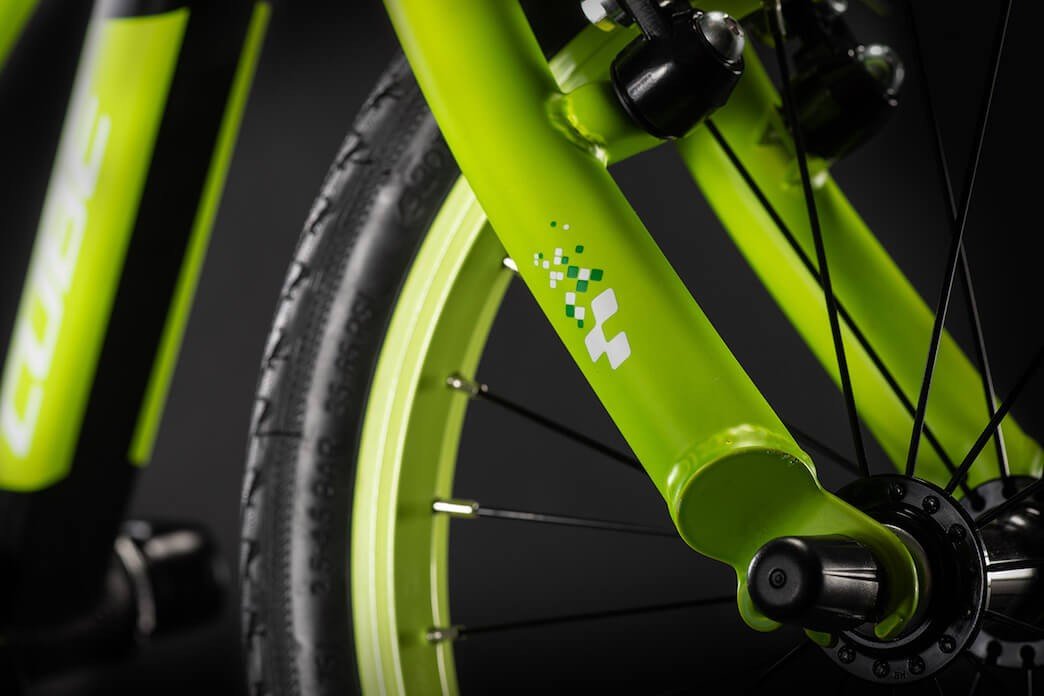 CUBE CUBIE 160 kids bicycle - black/green - CUBE - Evelostore