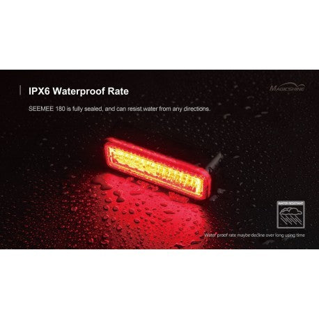 MAGICSHINE SEEMEE 180 LUM aizmugurējais lukturis