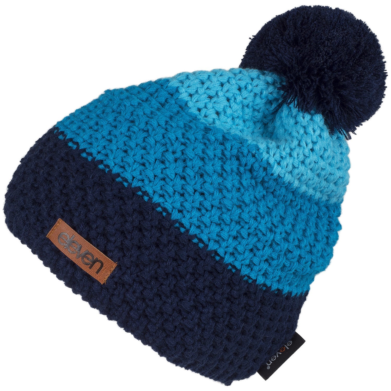 ELEVEN SPORTSWEAR Strickmütze mit Bommel blau