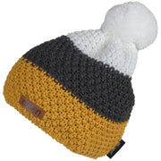 ELEVEN SPORTSWEAR Strickmütze mit Bommel in Senfgelb