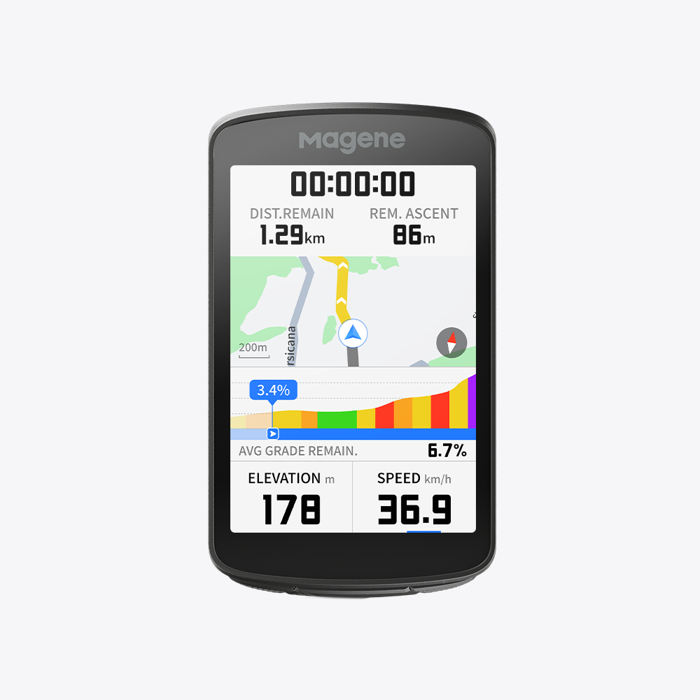 MAGENE C706 Smart GPS Bike Computer - black
