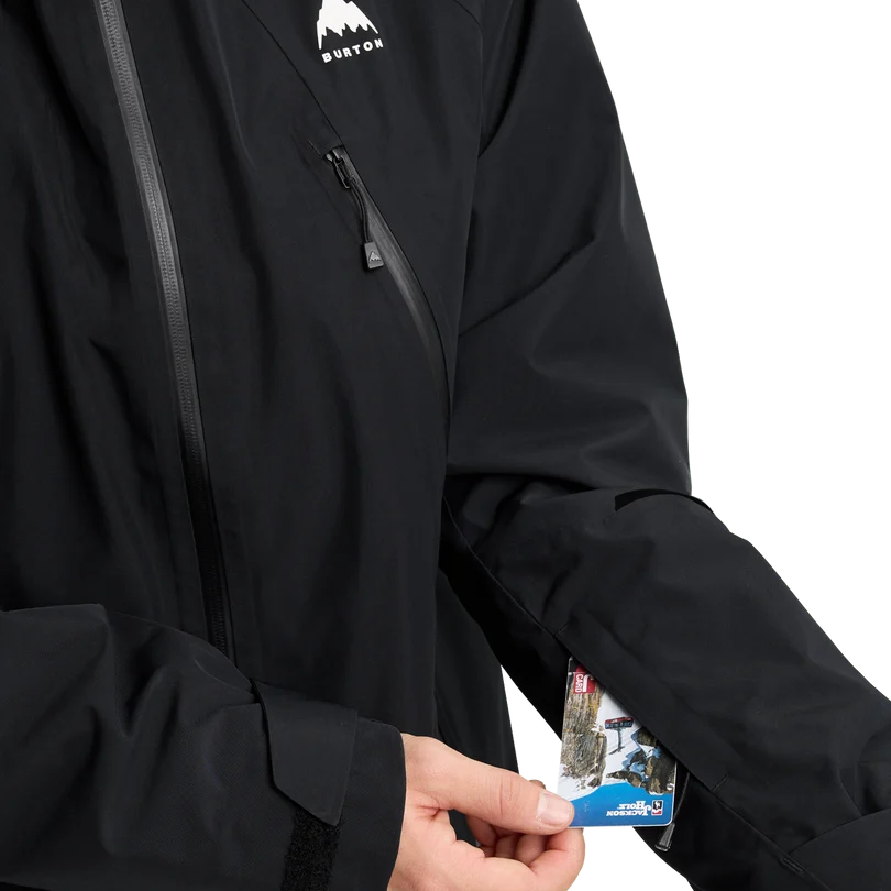 BURTON RESERVE GORE-TEX 2L fodrad herrjacka - äkta svart