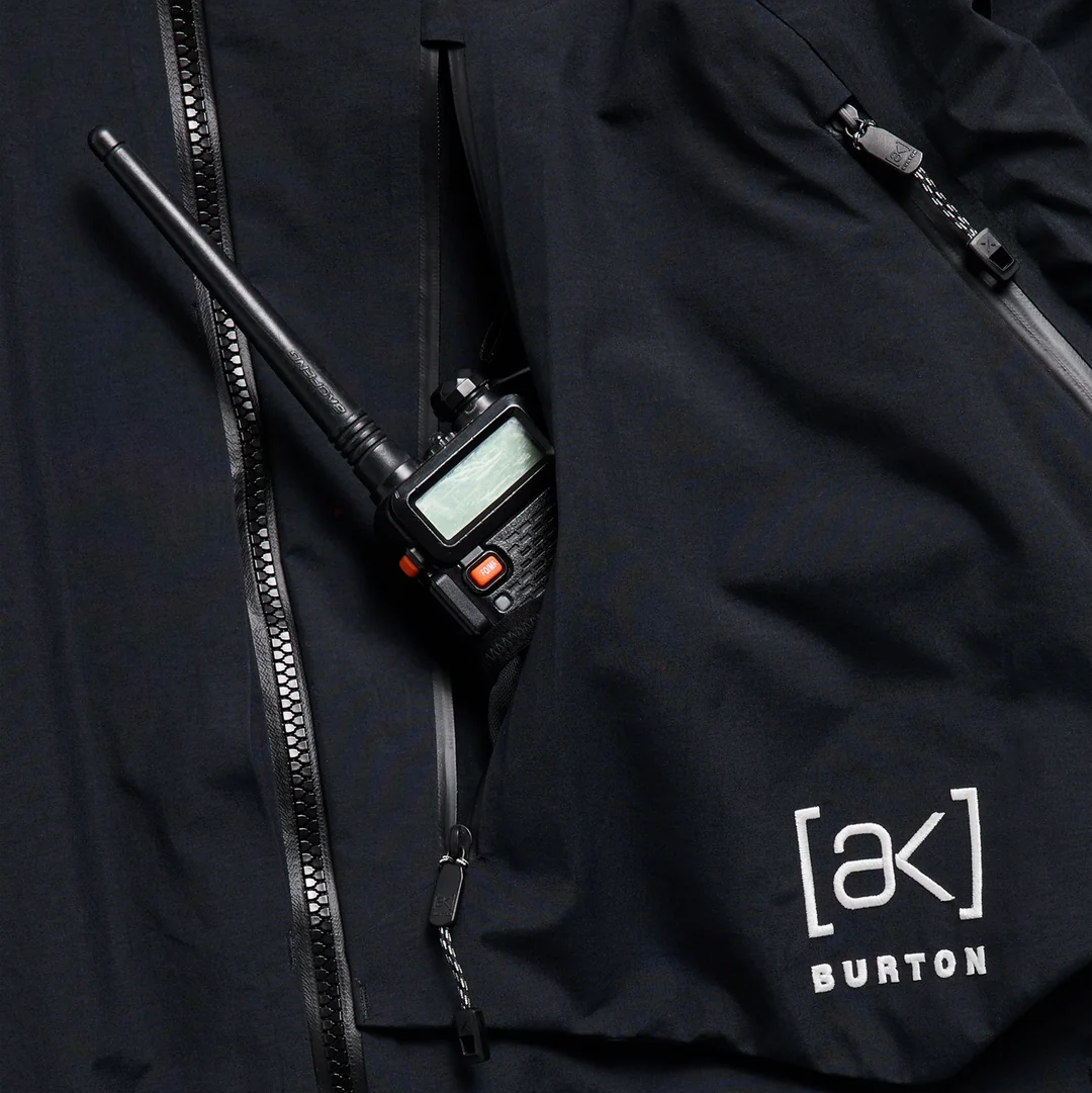 BURTON [AK] CYCLIC GORE-TEX 2L moteriška striukė - tikra juoda