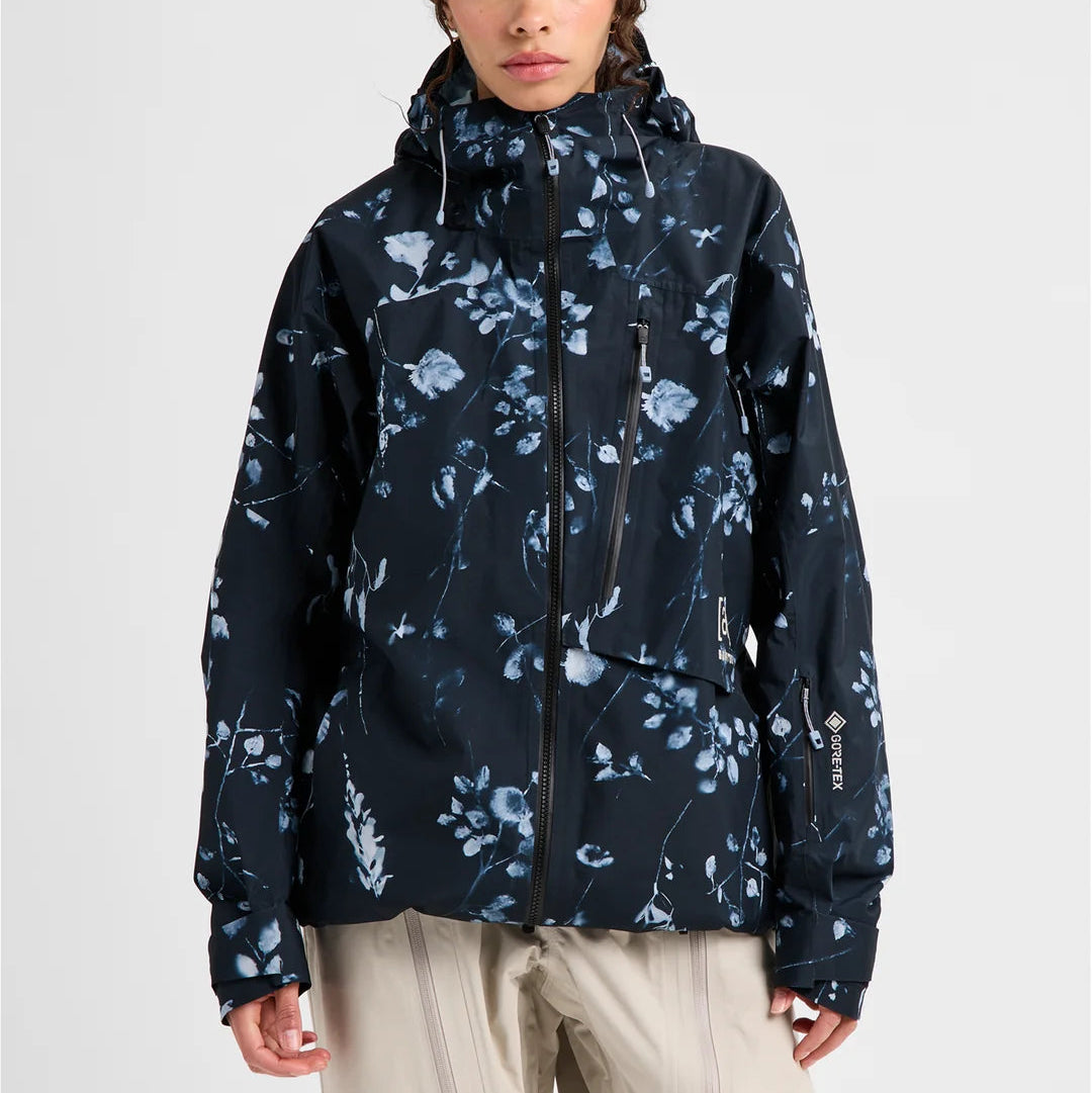 BURTON [AK] CYCLIC GORE-TEX 2L women's jacket - cyanotype floral