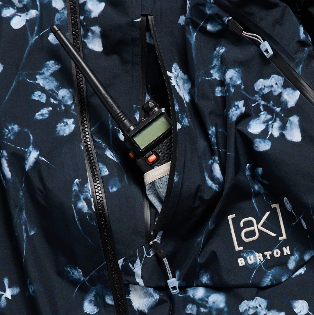 BURTON [AK] CYCLIC GORE-TEX 2L women's jacket - cyanotype floral