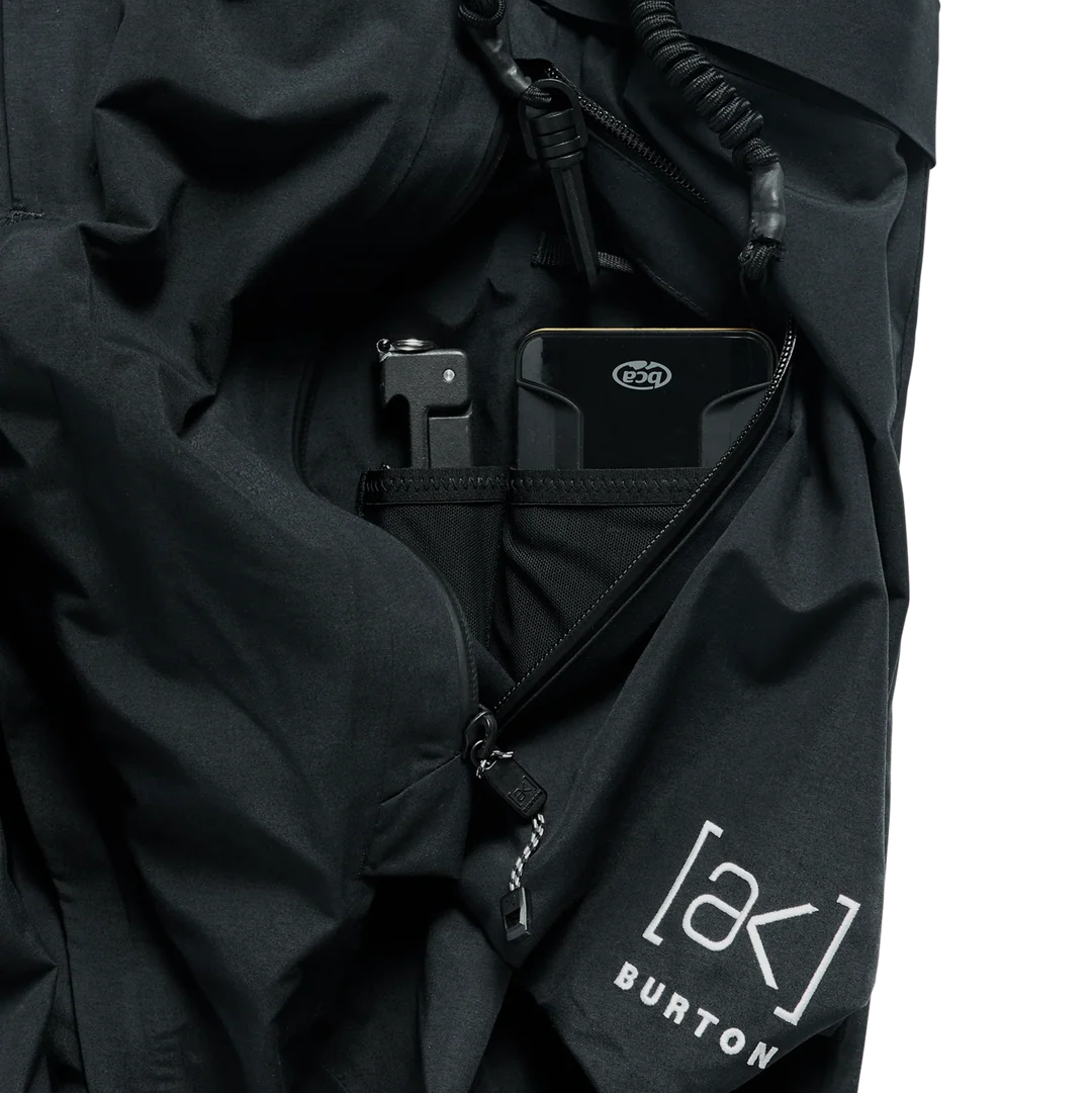BURTON [AK] CYCLIC GORE-TEX 2L-bibbukser til mænd - ægte sort