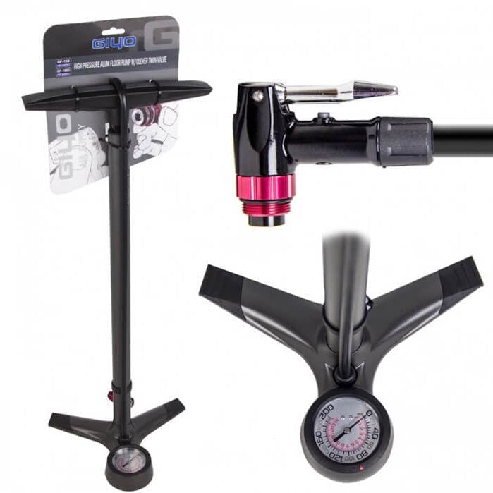 GIYO GF-15SP pompe sur pied - noire