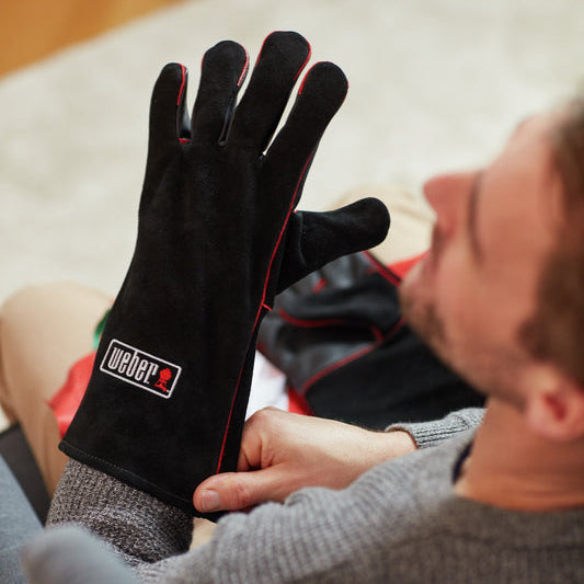 WEBER BBQ nahkakäsineet – mustat, 17896