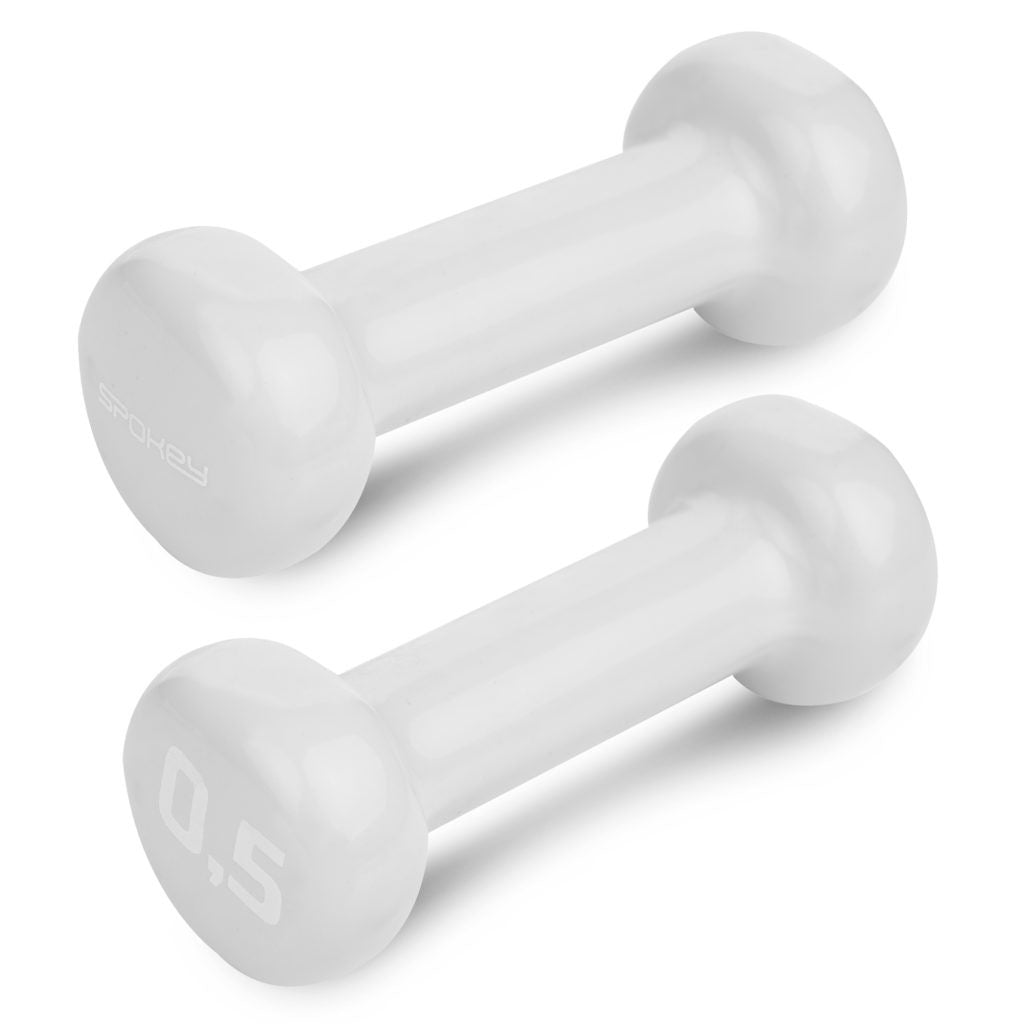 SPOKEY SHAPE IV 2x0.5 kg dumbbells - grey