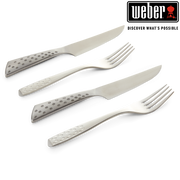 WEBER Deluxe steika naža un dakšiņas komplekts - 2gab, 17844