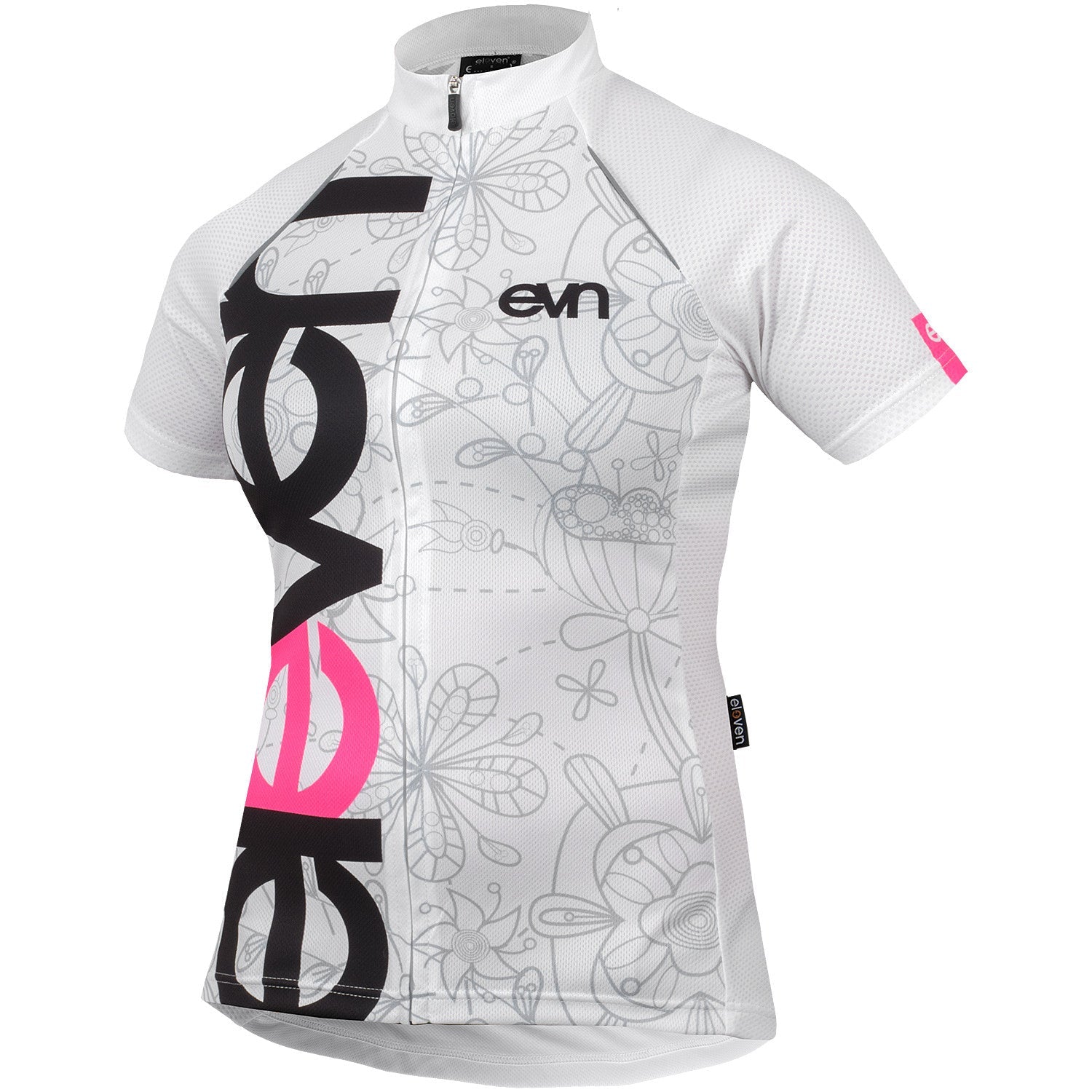 ELEVEN SPORTSWEAR naiste jalgrattasärk NEW VERTICAL valge