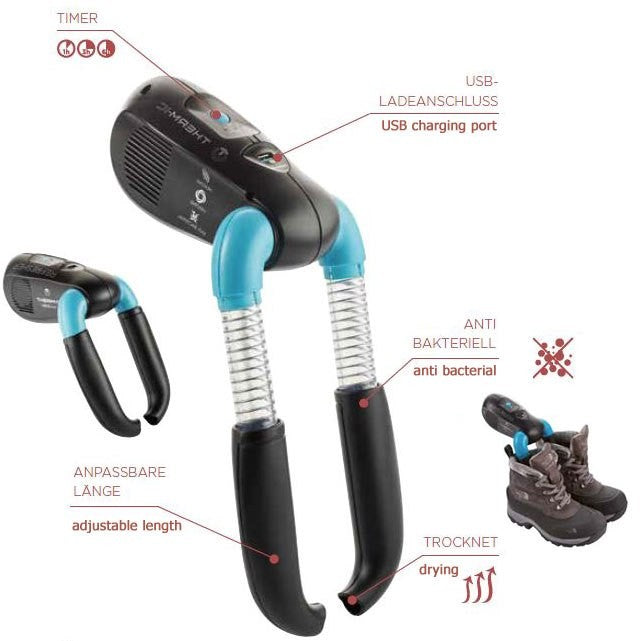 THERMIC BOOT DRYER REFRESHER WITH – zābaku un cimdu žāvētājs