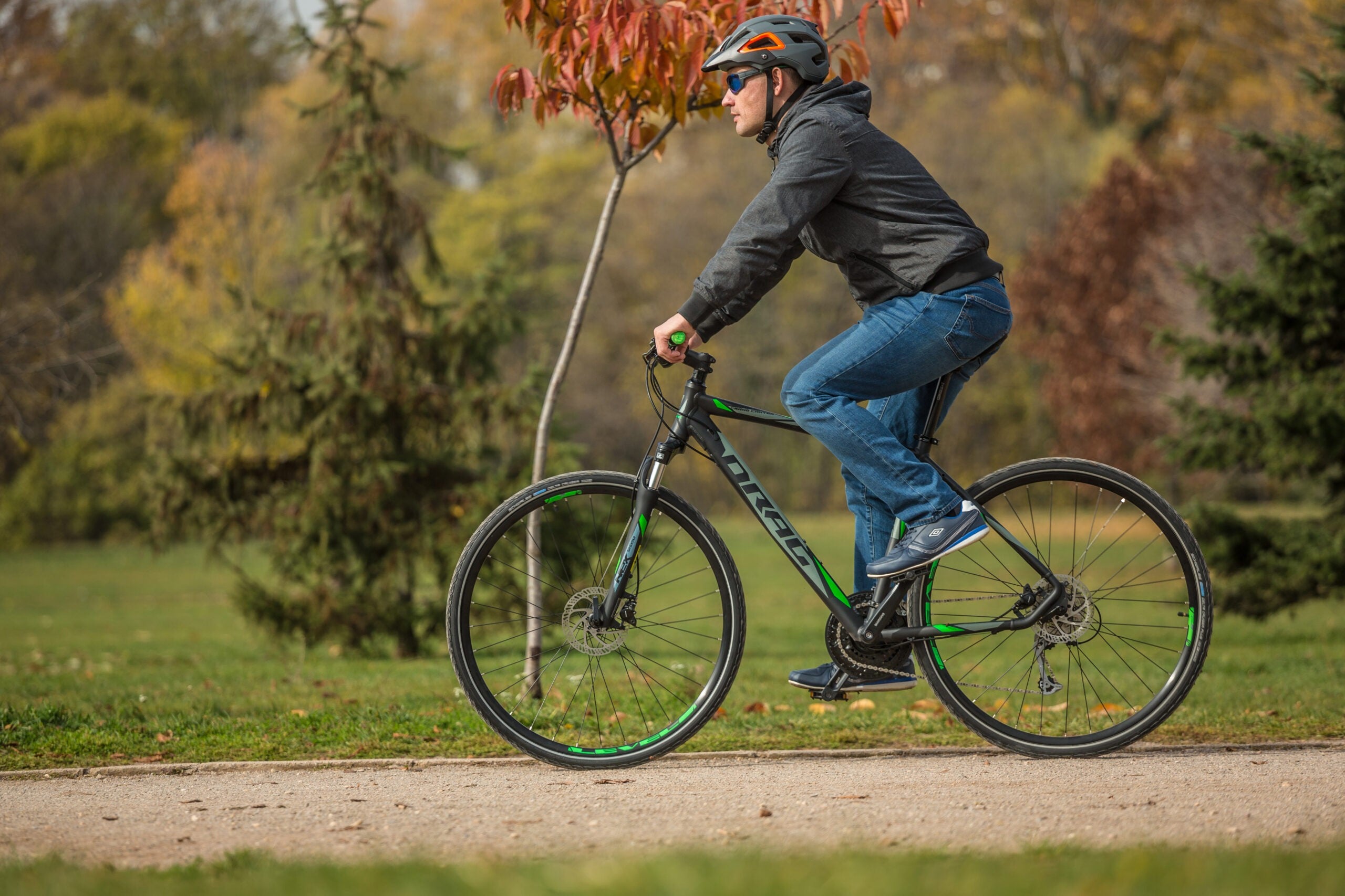 DRAG GRAND CANYON TE 28" jalgratas – tumehall / roheline