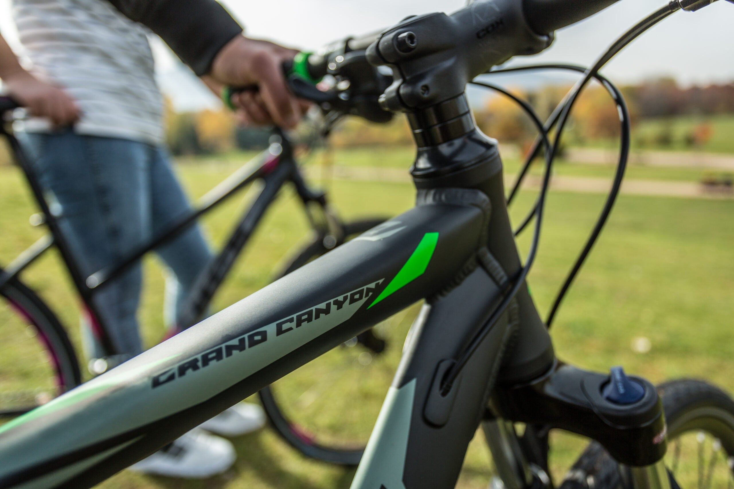 DRAG GRAND CANYON TE 28" jalgratas – tumehall / roheline