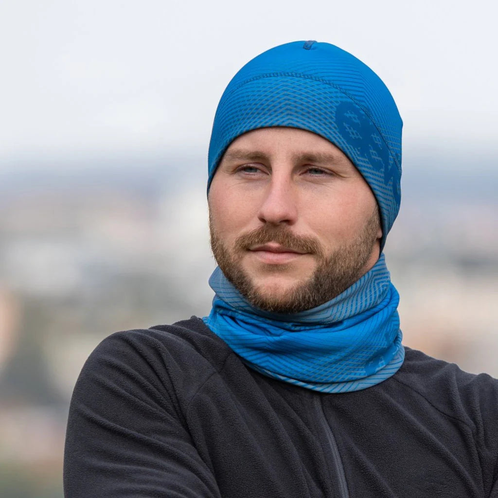 ELEVEN SPORTSWEAR Ocieplacz na szyję VORTEX niebieski