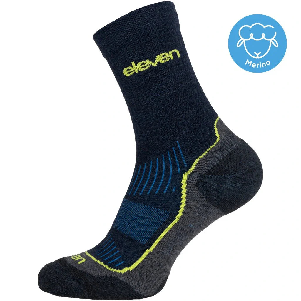 ELEVEN SPORTSWEAR Merino Vento sokker - blå