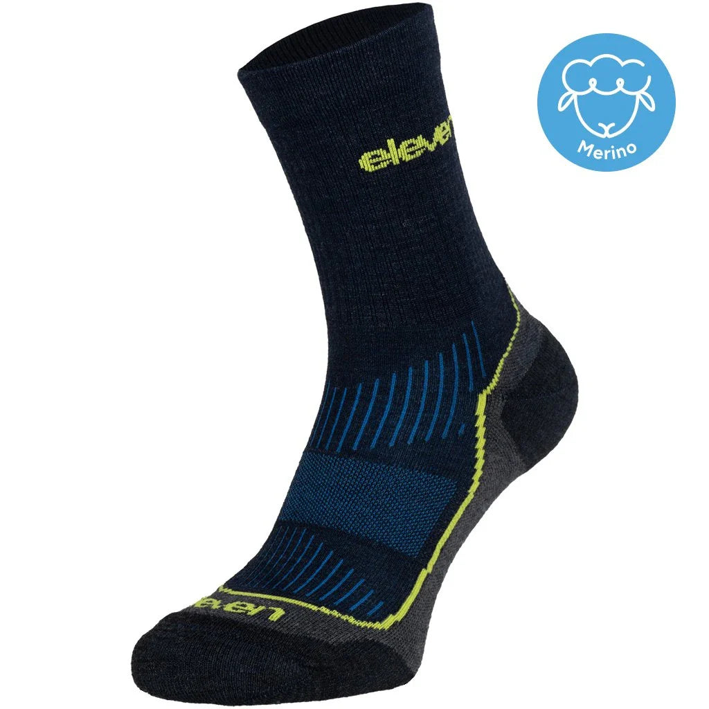 ELEVEN SPORTSWEAR Merino Vento sokker - blå