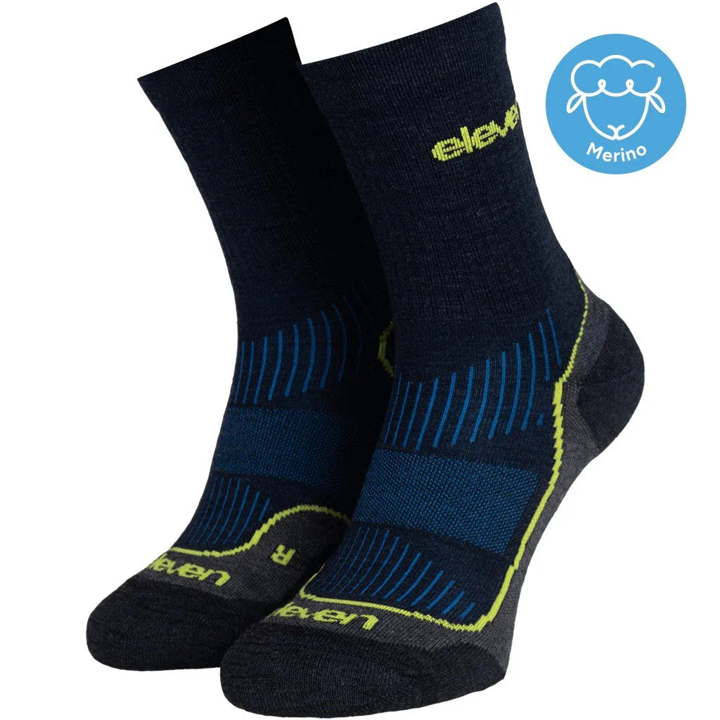 ELEVEN SPORTSWEAR Merino Vento sokker - blå