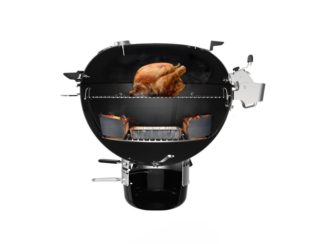 WEBER MASTER TOUCH PREMIUM GBS E-5770 57 cm Ogļu grils + Sear Grate melns, 17401004