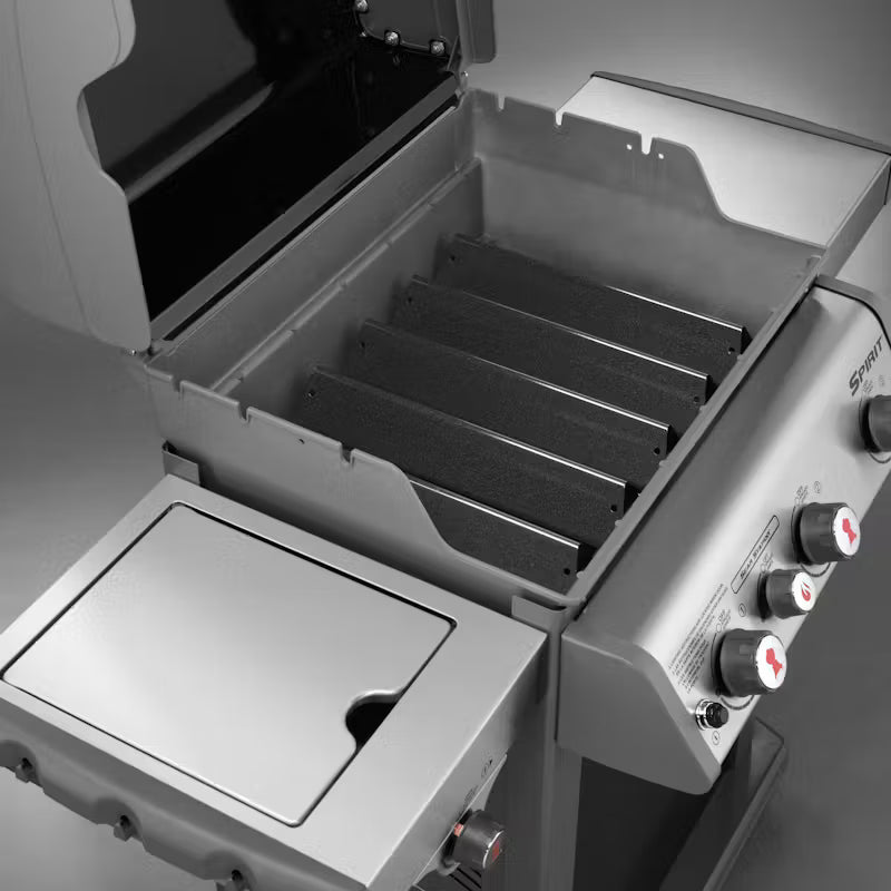 WEBER posliiniemaloidut Flavorizer-tangot Spirit 300 -sarjan kaasugrilleihin, 5 kpl, 7636