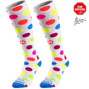 Calze lunghe a compressione ELEVEN SPORTSWEAR DOTS - nere