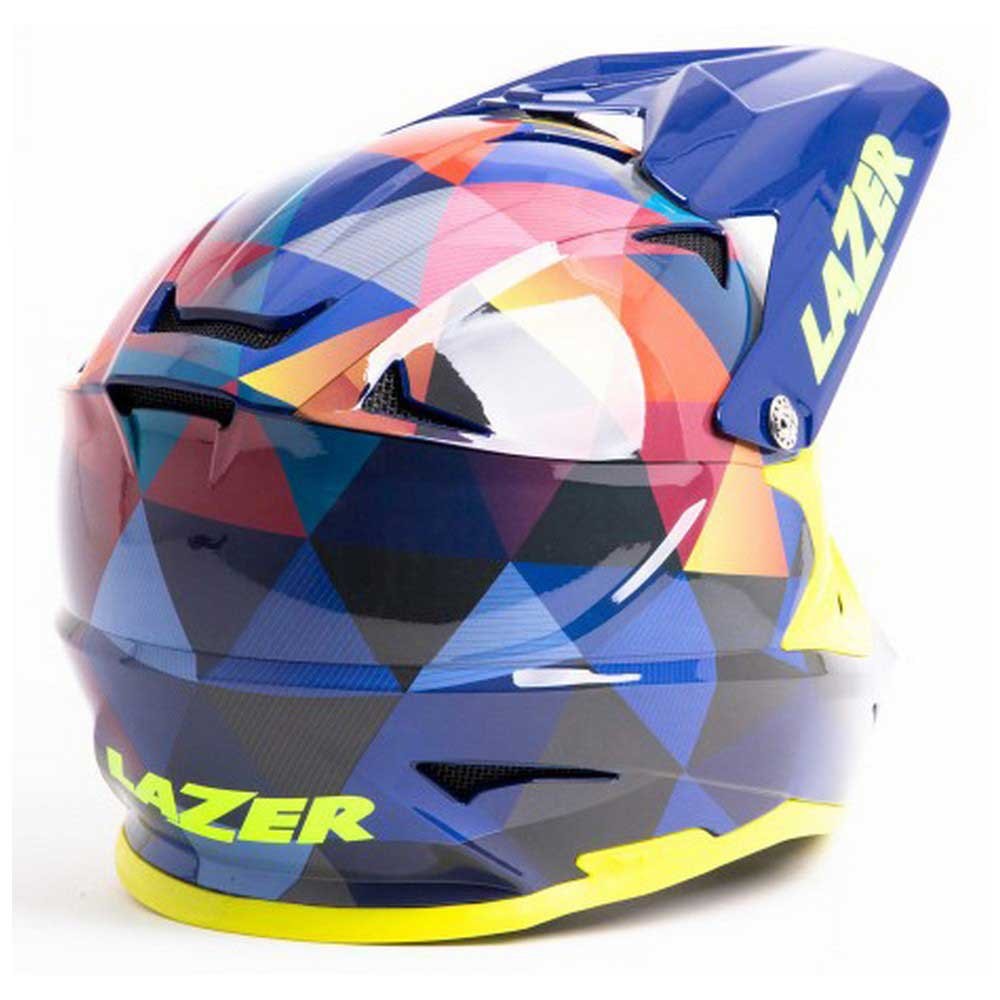 LAZER PHOENIX+ Gloss Farvede Trekanter Fuldt ansigt hjelm