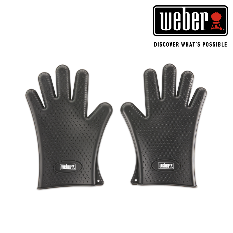 WEBER SILICONE GRILLING GLOVES, 7017