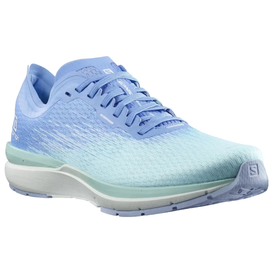 Buty do biegania SALOMON Sonic 4 Accelerate W - jasnoniebiesko-białe