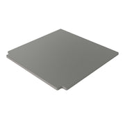 Gray grill mat with Weber logo on a white background