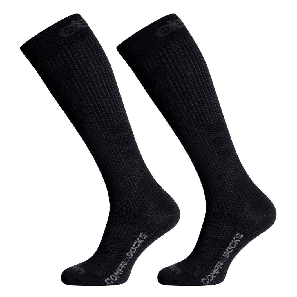 ELEVEN SPORTSWEAR ActivePulse Long compression socks - black - ELEVEN SPORTSWEAR - Evelostore