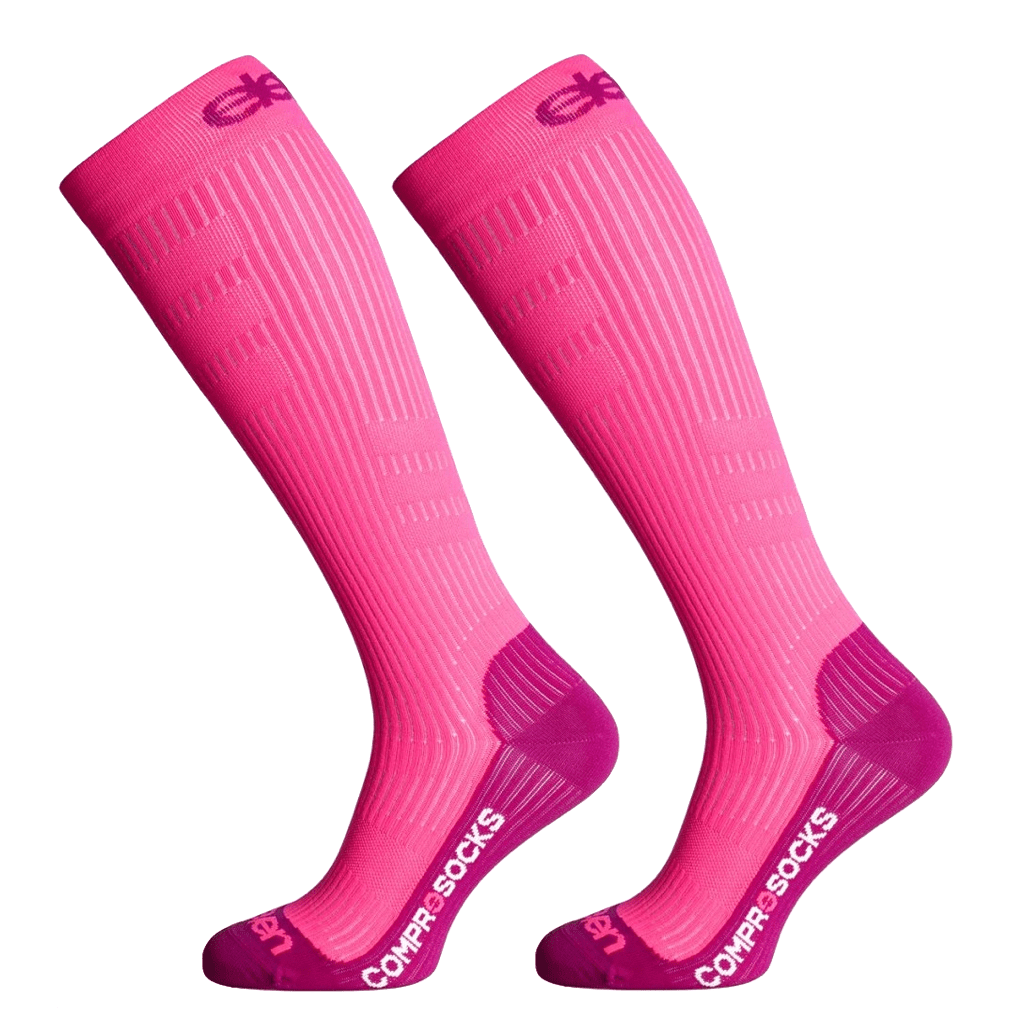 ELEVEN SPORTSWEAR ActivePulse Long compression socks - pink - ELEVEN SPORTSWEAR - Evelostore
