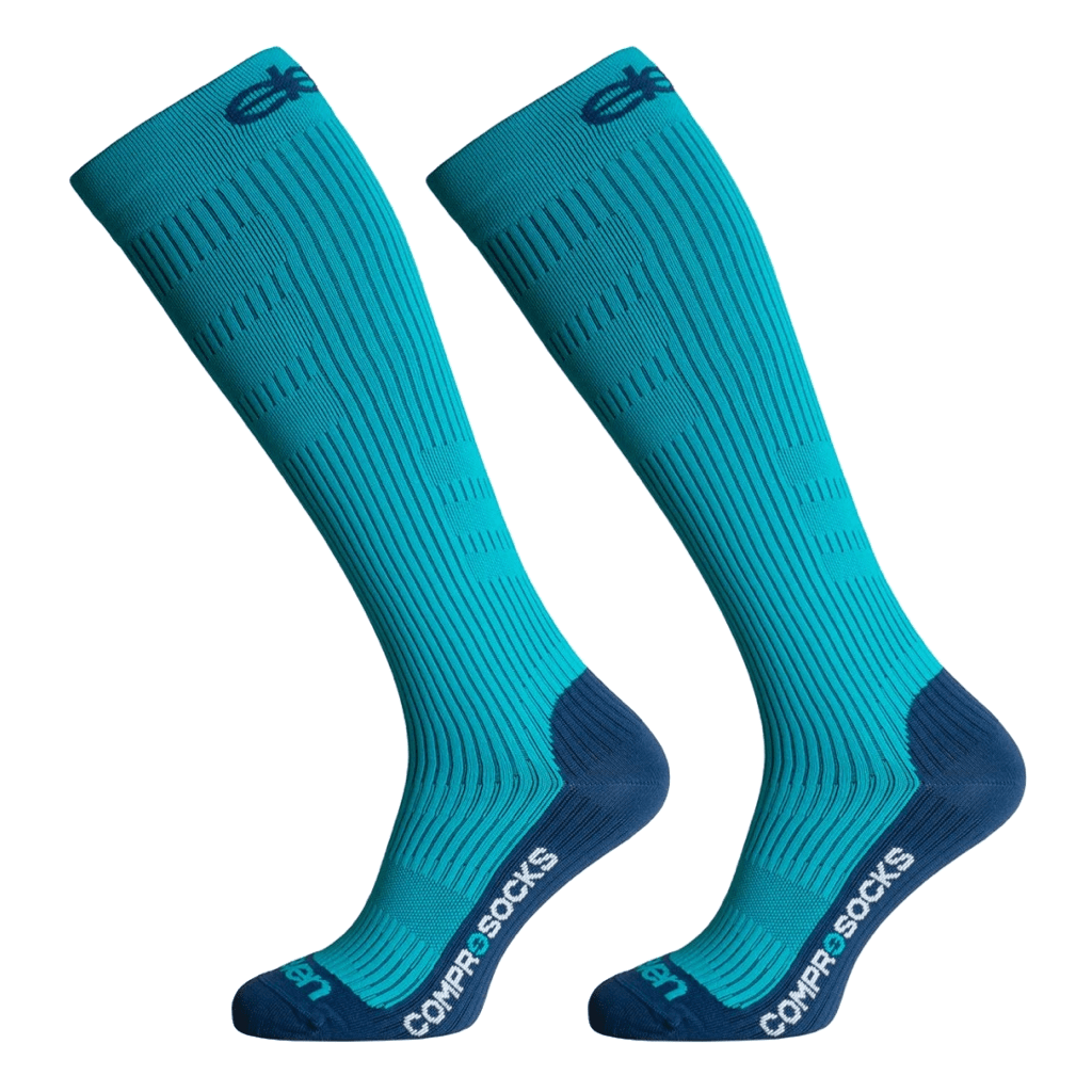 ELEVEN SPORTSWEAR ActivePulse Long compression socks - aqua - ELEVEN SPORTSWEAR - Evelostore