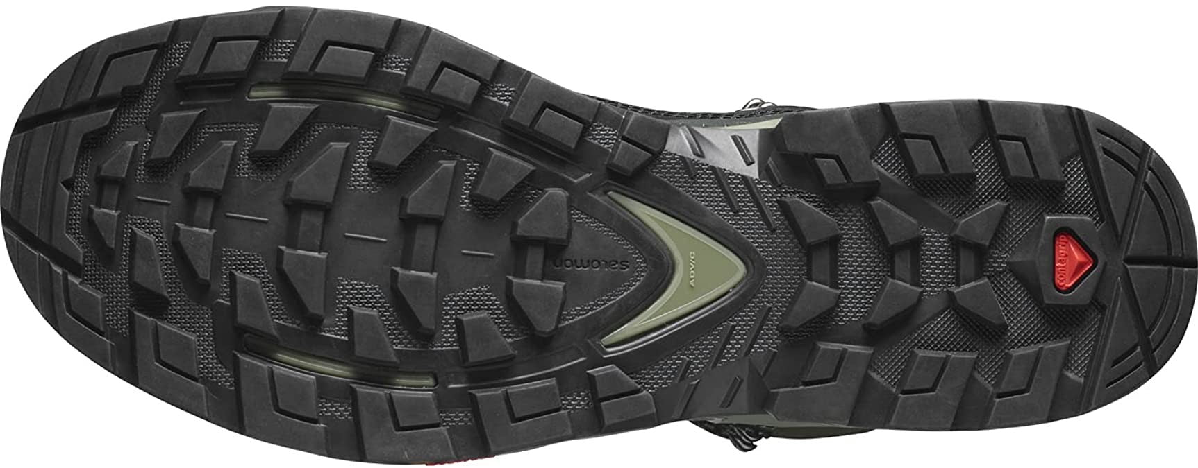 SALOMON QUEST ELEMENT GTX hiking footwear - black green - SALOMON - Evelostore