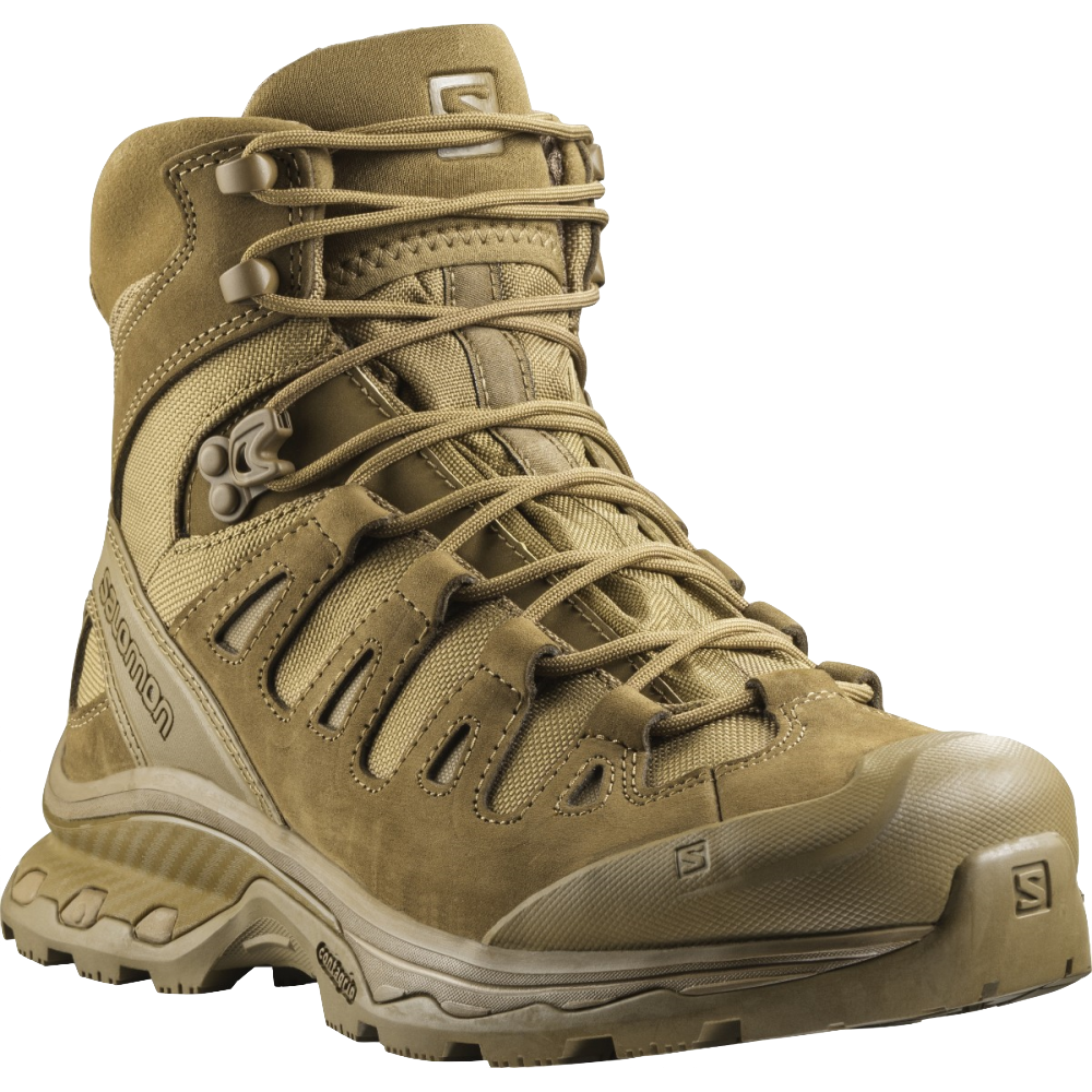 SALOMON QUEST 4D FORCES 2 COYOTE tactical footwear - brown