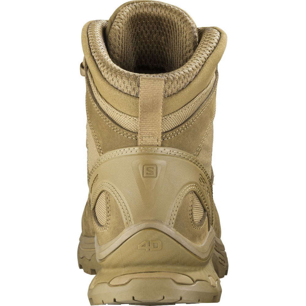 SALOMON QUEST 4D FORCES 2 COYOTE tactical footwear - brown