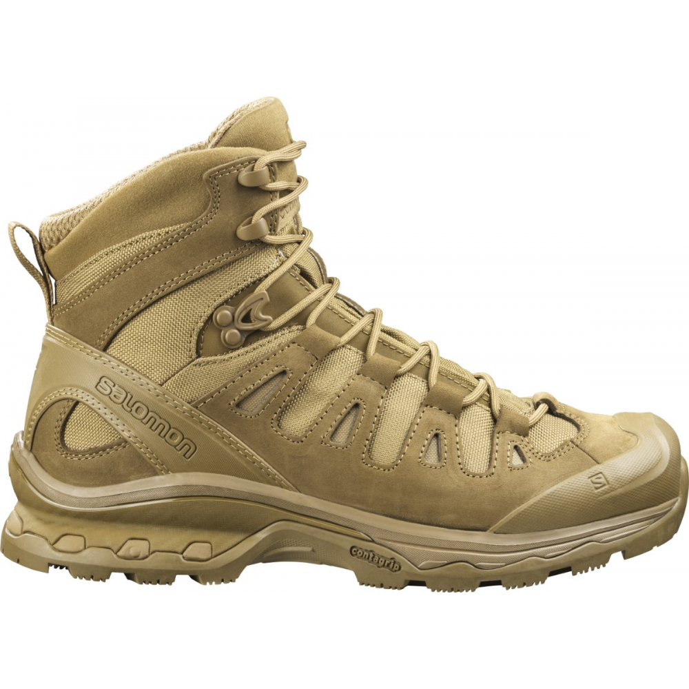 SALOMON QUEST 4D FORCES 2 COYOTE tactical footwear - brown
