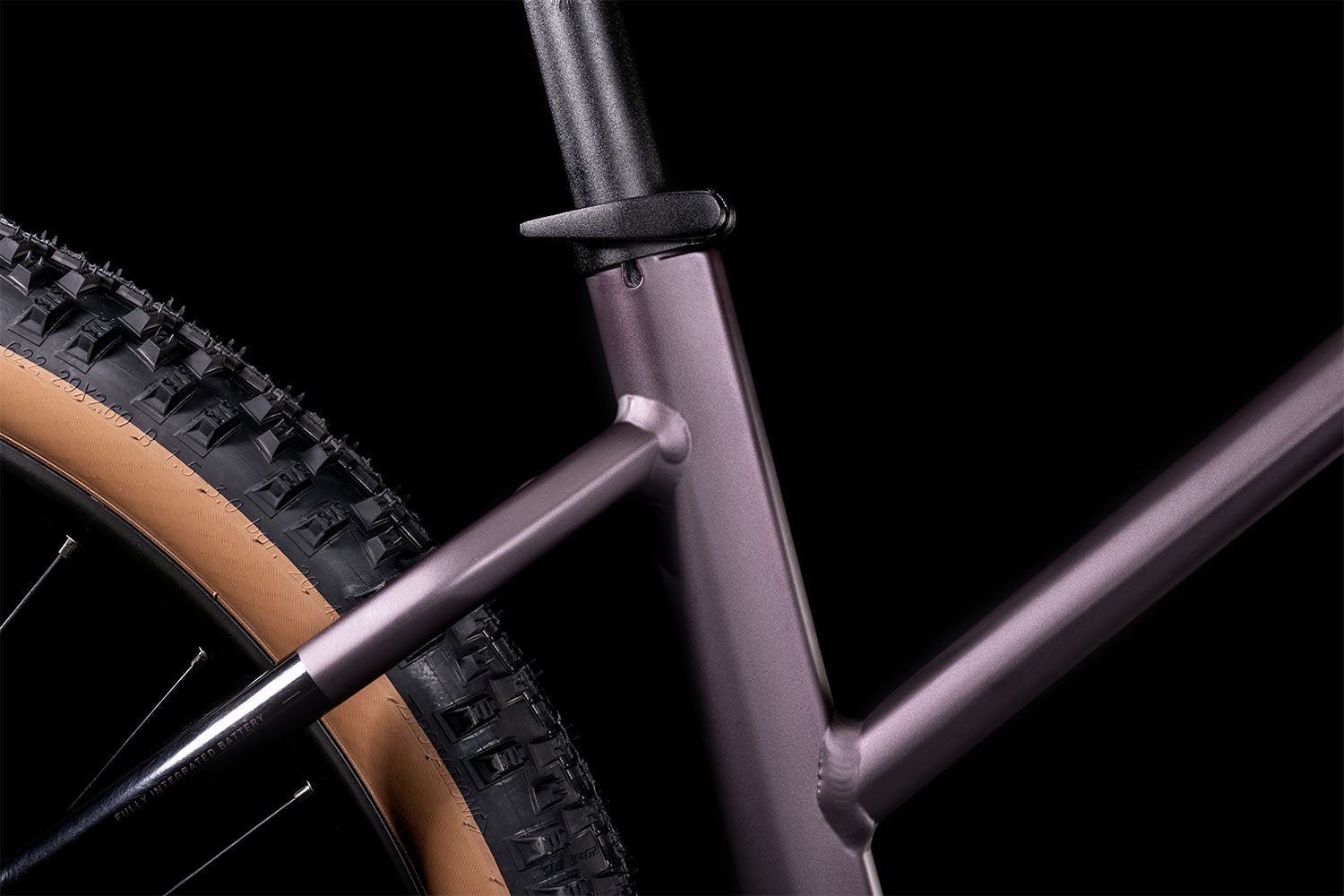CUBE REACTION HYBRID EXC 750 29 electric bike - smokylilac´n´black - CUBE - Evelostore